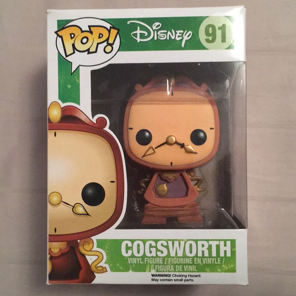 Pop! Funko Cogsworth Vinyl Figure